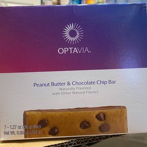 OPTAVIA Peanut Butter & Chocolate Chip Bar (7 fuelings/bars) New in Box